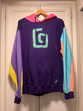 Karl Jacobs Originals 2021 Enchantment Multicolor Purple Fleece Hoodie Size 3XL